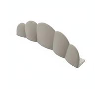 Ronyme Garde-éclaboussures en Silicone Souple Adhésif Protège- Barrière eau avec Ventouses Stable pour Évier Lavabo Baignoire Adaptée Cuisine Salle de Bain, Gris