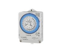 Ronyme Interrupteur Horaire Mécanique TB38-N Analogique Programmateur Horaire Cvercle Protection Traparent Réglable pr, Atelier