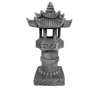 Ronyme Lanterne Jardin Extérieur, Style to 3 | Lanterne Solaire avec Socle, Style Chinois, pour Terrasse
