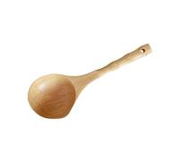Ronyme Louche en Bois pour Sauna et SPA, Cuillère à Eau en Bois Massif avec Manche Long, Accessoire pour Pierre Chaudes, Bain et Hammam, Design Naturel et Épuré, Multi-Usages