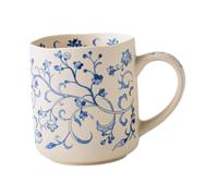 Ronyme Mug en céramique, tasse en porcelaine légère et élégante, idéale pour la table, comme tasse à lait ou autre boisson, pour un anniversaire ou un, Style C
