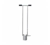 Ronyme Plantoir de Transplantation Manuel Plantoir Planteur Transplantoir Placement Précis des Plantules et Extraction du Tige Longue Acier Galvanisé Adapté aux Semis Bacs Plates-Bandes, 9CM