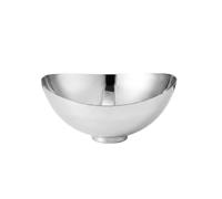 Ronyme Plateau Industriel Coupe à Fruits Corbeille sur Socle Présentoir Inox Aspect Miroir Solide et Adapté à Cuisine Salle à Manger Buffet Décoration Moderne, Petit