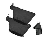 Ronyme Sac Collecteur de Sciure Sac à Poussière pour Scie Accessoire Outil Électroportatif Capture Particules Fines Cadre Métallique Fermeture Réglable Adapté à Atelier Pose Menuiserie, 2 Sacs+Prise