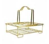 Ronyme Support Bouteilles Porte Bouteilles Porte Canettes Panier à Boissons Porte Bières en Fil de Fer Solide Conçu pour Résister à Un Usage Intensif et, Or
