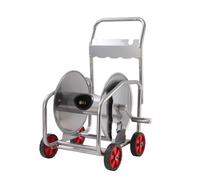 Ronyme Support Rangement Tuyau Arrosage Dévidoir Chariot Organisateur Jardin Portable Manivelle Mouvable Convient Entretien Espaces Extérieurs Cour Terrasse, 50M
