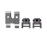 Ronyme Supports de à chantourner, adaptateur sans goupille, métal robuste pour pièces de scie en acier de précision, matériel de remplacement, Ensemble de 4 Pièces