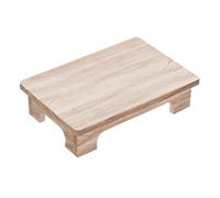 Ronyme Table Basse Japonaise en Bois Massif Paulownia Plateau Rond Bords Arrondis pour Salon pour Service Thé Lecture au Sol Adaptée aux Pits Espaces Fenêtre, Bois, 40CM
