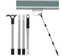 Roof Window Opener Pole Telescopic Heavy Duty Secure Grip Extension Tool | Poignée segmentée pour atteindre les aérations de toit hautes, avec ouverture et fermeture contrôlées