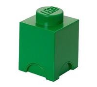 Room Copenhagen 40011734 Design Pop Moderne Brique De Rangement Lego Empilable 1 Plot Polypropylène Vert 18 X 12,5 X 12,5 Cm Multicolore