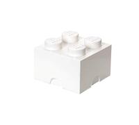 LEGO Brique de rangement 4 tenons 5,7 L empilable Blanc