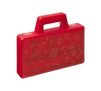 Room Copenhagen 40870001 Boîte de triage Lego Rouge Transparent