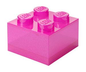 Room Copenhagen Brique de rangement LEGO 4 Couvercle supérieur pailleté, Boîte de rangement