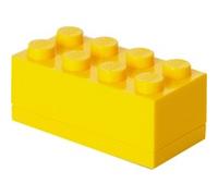Room Copenhagen Boîte de rangement Mini Box 8 Knobs – empilable, facile à nettoyer, jaune