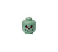 Mini-boîte de rangement en forme de tête de lego - Skeleton Vert
