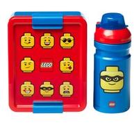 Room Copenhagen LEGO Set Boîte à Lunch Iconic Classic bleu & rouge, Lunch-Box
