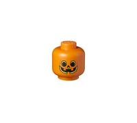 Mini-boîte de rangement en forme de tête de lego - Citrouille
