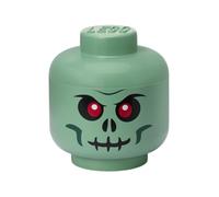 Grande Tête Lego pour rangement taille L - Skeleton Vert
