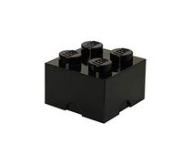 LEGO Brique de rangement 4 tenons 5,7 litres - Noir