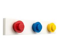 Room Copenhagen – Porte-manteau 3 patères en forme de LEGO – Rouge