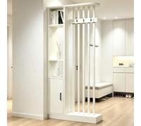 Room Divider Shelves Cloison De Separation Interieur Claustra ,202x80x24cm | Cloison Amovible Sans Percage Interieur Cloison De Separation Interieur Blanc Separation De Piece,202x80x24cm