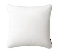 Room99 Housse décorative de Coussin Aura 45 x 45 cm Taie d'oreiller pour Coussins Canapé avec Fermeture éclair Invisible Écru, 1 pièce