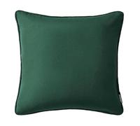 Room99 Housse décorative de Coussin Aura 45 x 45 cm Taie d'oreiller pour Coussins Canapé avec Fermeture éclair Invisible Vert Bouteille, 1 pièce