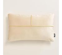room99 Housse décorative de Coussin Be Glam Simple 30 x 50 cm Taie d'oreiller pour Coussins Canapé avec Fermeture éclair Invisible Crème, 1 pièce