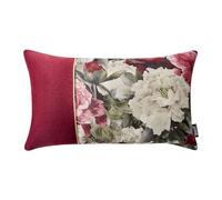 Room99 Housse décorative de Coussin Blossom 30 x 50 cm Taie d'oreiller pour Coussins Canapé avec Fermeture éclair Invisible Rouge foncé, 1 pièce