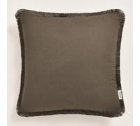 room99 Housse décorative de Coussin Boca Chica 40 x 40 cm Taie d'oreiller pour Coussins Canapé avec Fermeture éclair Invisible Marron, 1 pièce