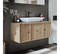 ROOMART Gusto-ATL Ensemble de meubles de salle de bain avec lavabo en chêne à fermeture amortie 105 cm