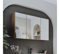ROOMART Gusto-ATL Ensemble de meubles de salle de bain avec miroir à fermeture amortie Chêne 105 cm