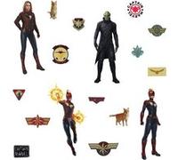 ROOMMATES 17 Stickers Captain Marvel Avengers Disney Noir G