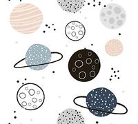 RoomMates Papier Peint Adhésif Colorful Planets