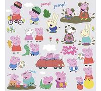 RoomMates Peppa Pig Stickers repositionnables multiples, Rose
