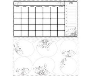 ROOMMATES RMK1556SCS SEC CALENDRIER EFFACER PEEL & STICK WALL DECAL G