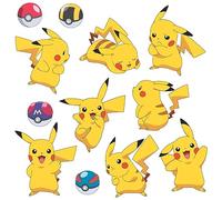 RoomMates stickers muraux Pikachu vinyle 12 pièces Multicolors G