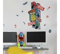 ROOMMATES Sticker Mural Géant Ricky Zoom et stickers complémentaires Multicolors G
