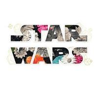 ROOMMATES Sticker Repositionnable Star Wars Logo Star Wars avec fond fleurs 21,9CM X 92,7CM Multicolors G