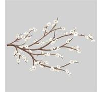 ROOMMATES Stickers - Branches De Fleurs Blanches - Hauteur 45,7 cm Multicolors G