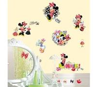 ROOMMATES Stickers Fashion Addict Minnie Mouse Disney Rouge G