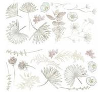 ROOMMATES Stickers feuilles de palmiers et fleurs géant Rose G