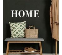 ROOMMATES Stickers -HOME- en lettres capitales blanches Blanc G
