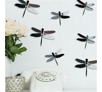 ROOMMATES Stickers libellules effet miroir 3D Multicolors G