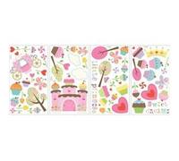 Stickers repositionnables thème gourmandise & princesse