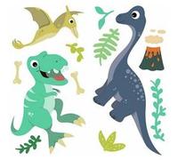 ROOMMATES Stickers Muraux Dinosaures amusants Multicolors G