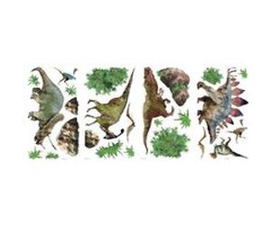 RoomMates stickers muraux dinosaures vinyle 25 pièces Multicolors G