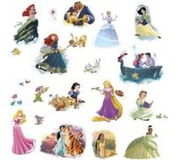 RoomMates stickers muraux Disney Princesses vinyle 22 pièces Multicolors G