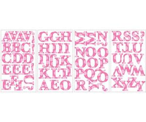 RoomMates stickers muraux - Lettres roses