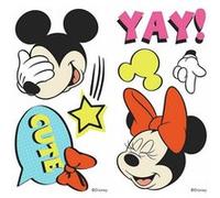 ROOMMATES Stickers Muraux Mickey et Minnie Multicolors G